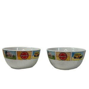Coca Cola Good Old Days Bowl Set By Gibson Vintage